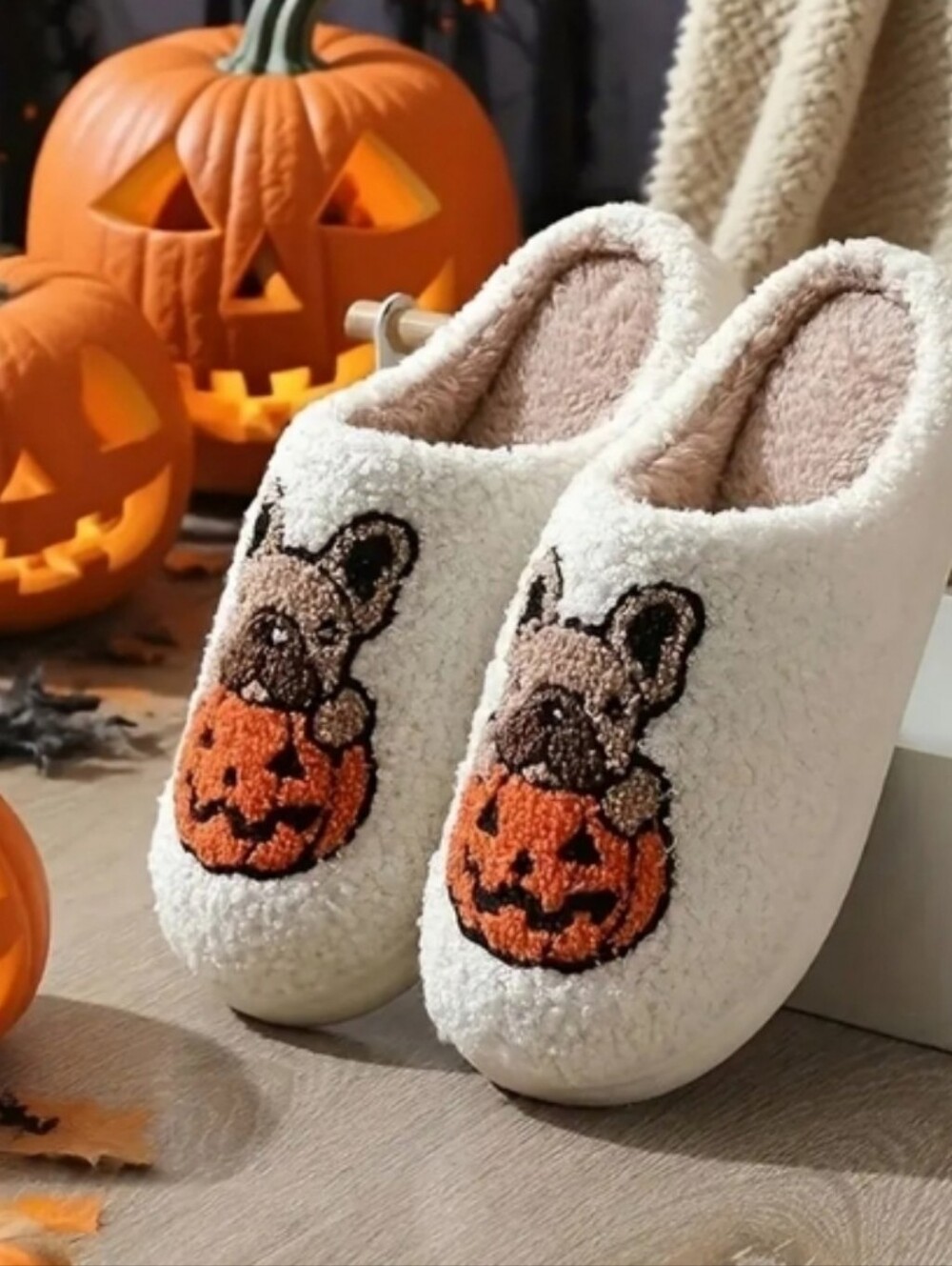 🎃🎃Frenchie Halloween Slippers🎃🎃